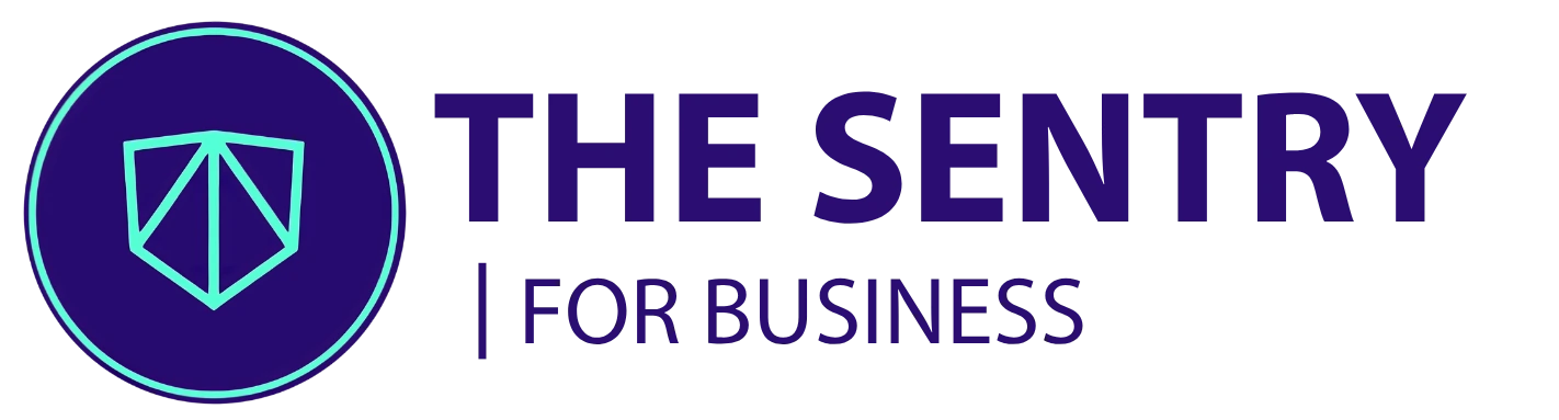 The Sentry horizontal logo — dark (for light backgrounds)